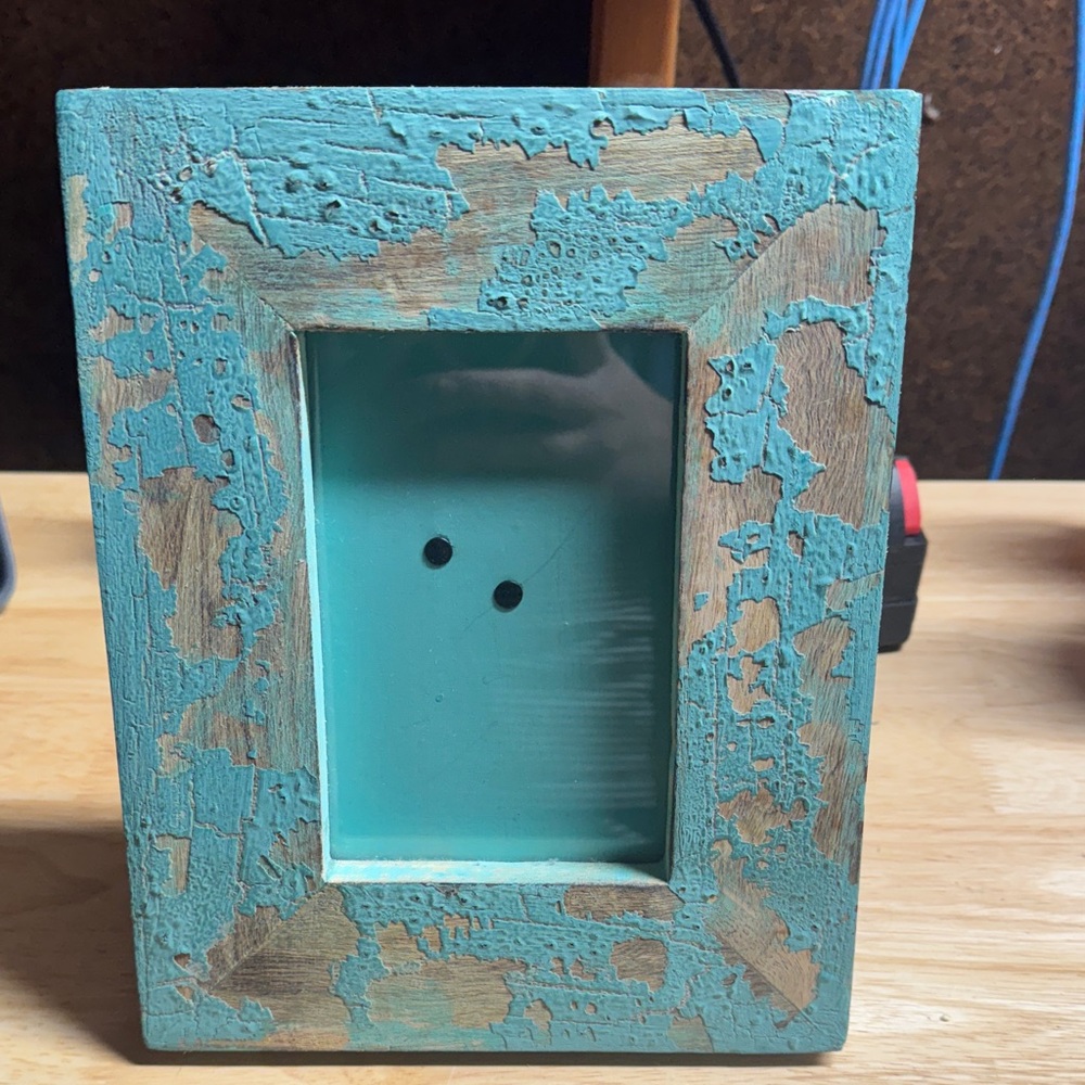 Rustic Turquoise Picture Frame